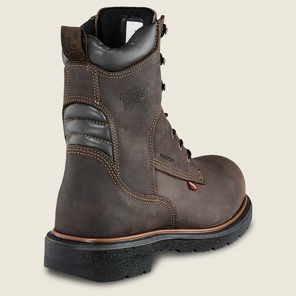 Red Wing Safety Boots Dynaforce® - 8-inch Insulated Waterproof Toe - Dark Grey - Mens YOE054862